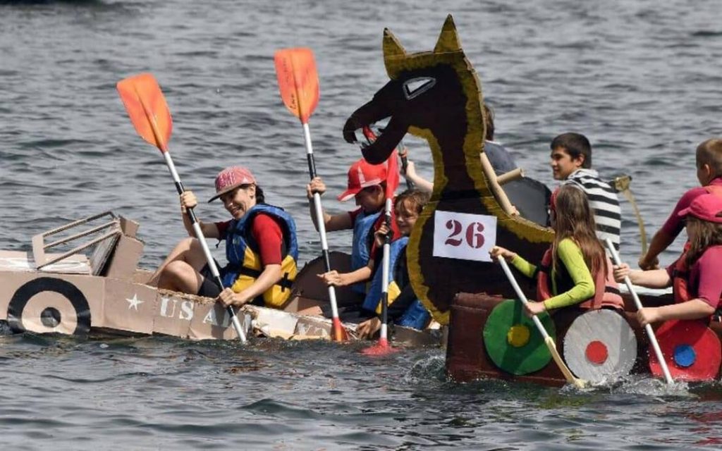 The Cardboard Regatta of La Trinité-sur-Mer 2019