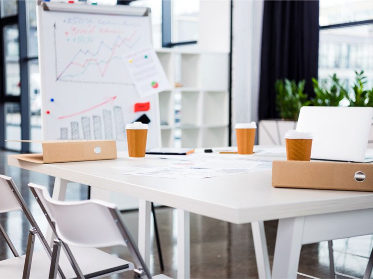 office desk and whiteboard for office search services in vietnam