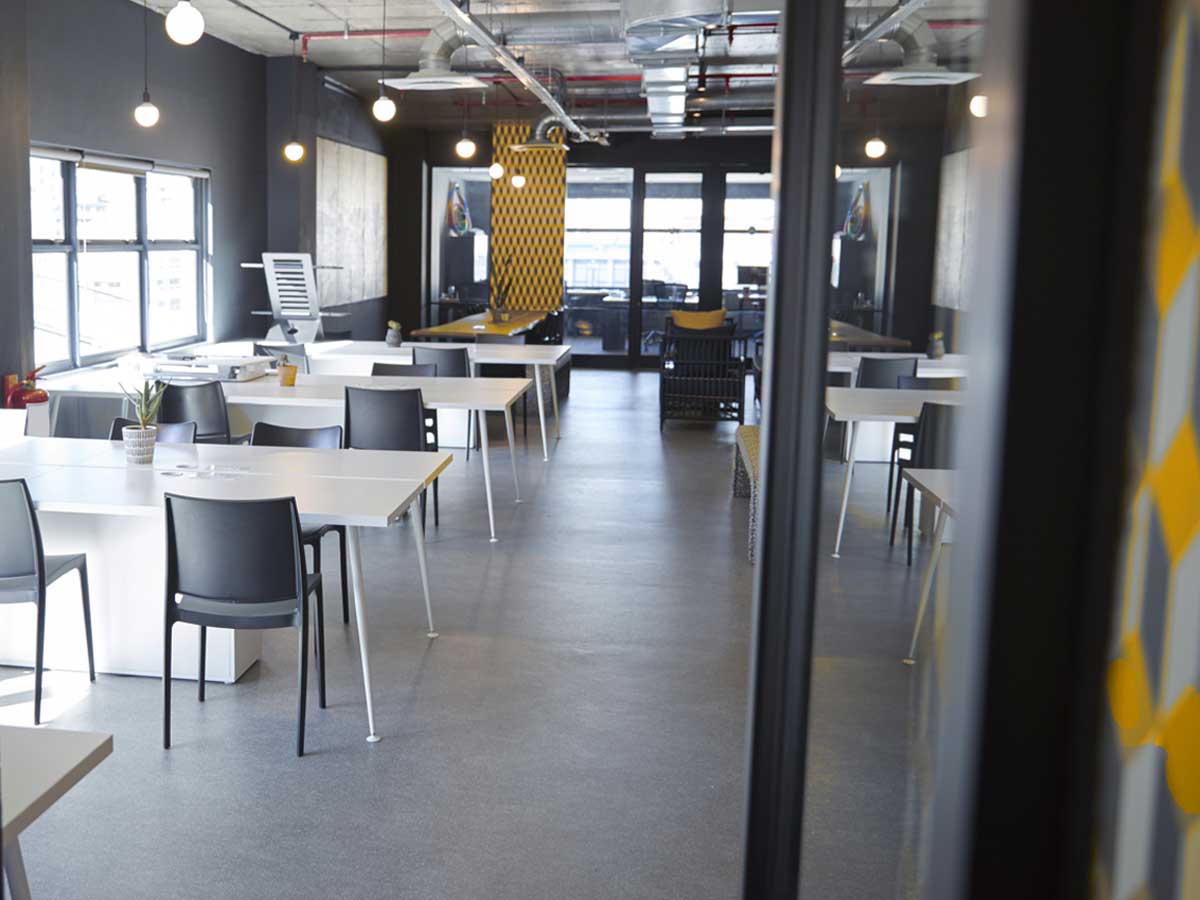 Office search in Thailand — open-plan workspace
