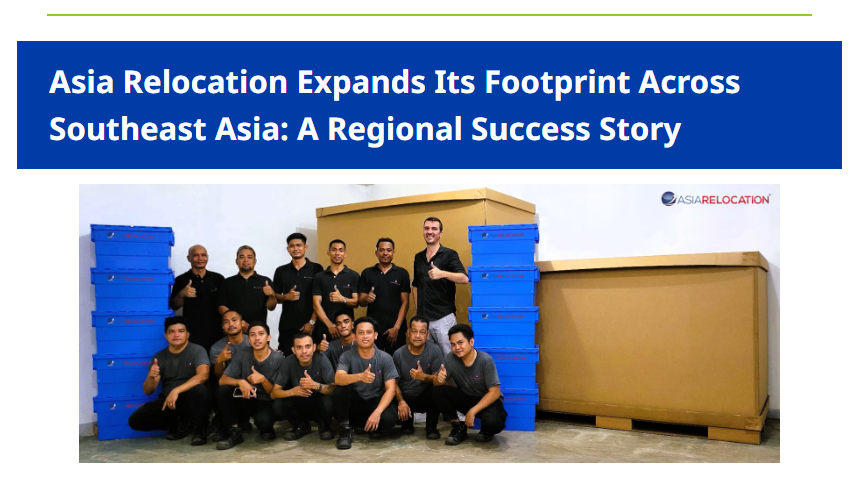Asia Relocation Featured in FEDEMAC News 2025