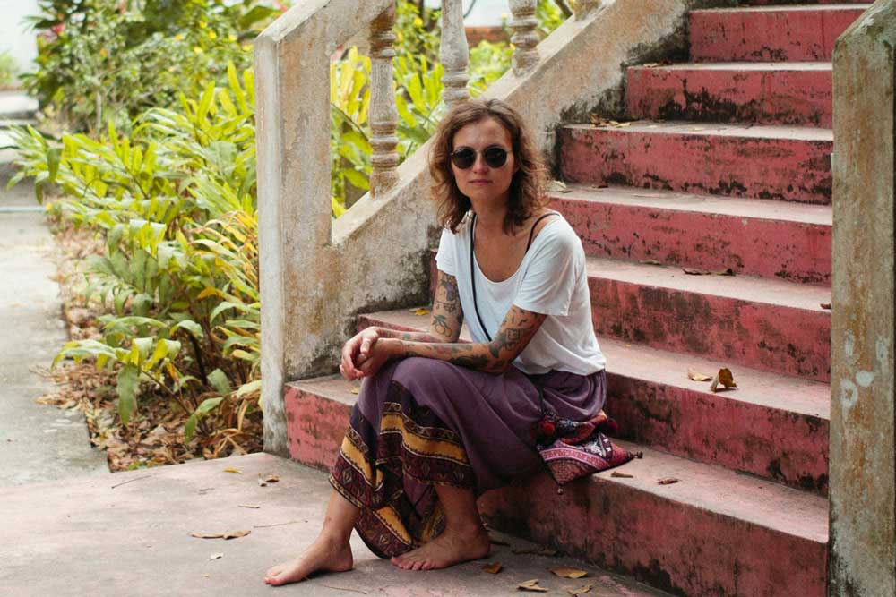 Expat finding routine in a Thai neighborhood market